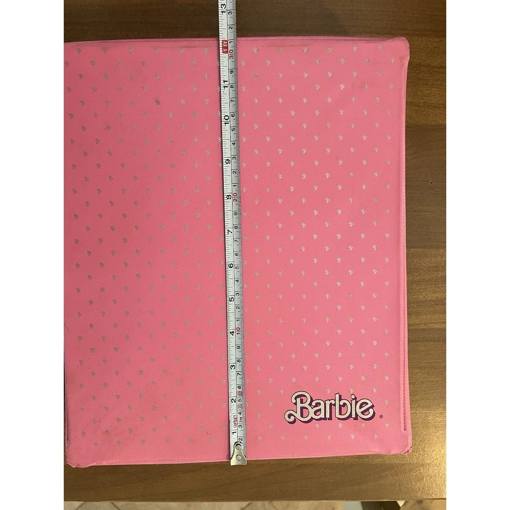 Barbie Fashion Doll Closet Carrying Case‎ Pink Vintage 80's 1985 Mattel